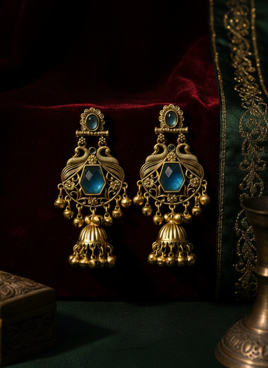 Neelambara Jhumkas