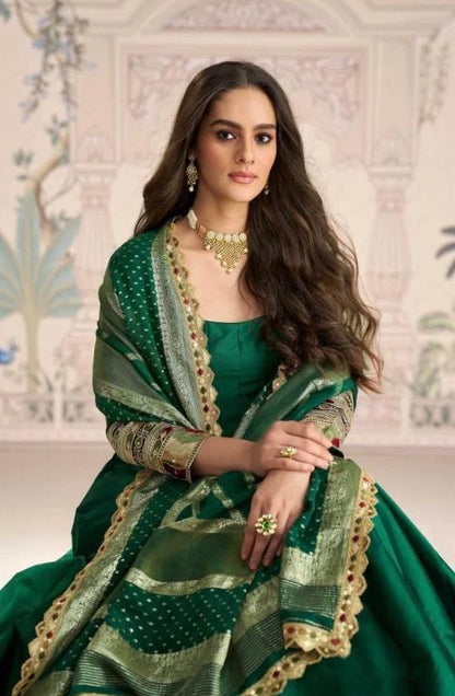 Vanya Emerald Gown