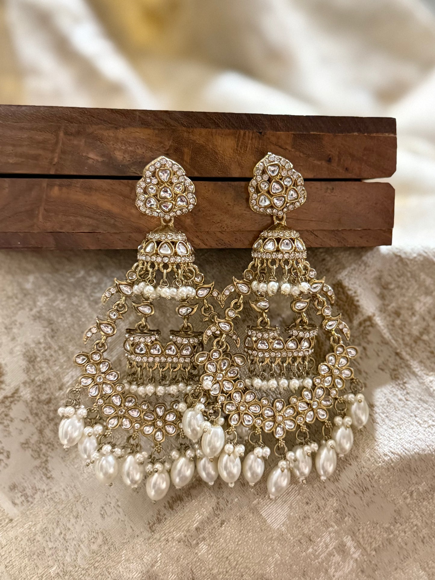 Chaandrika Pearl Jhumkas