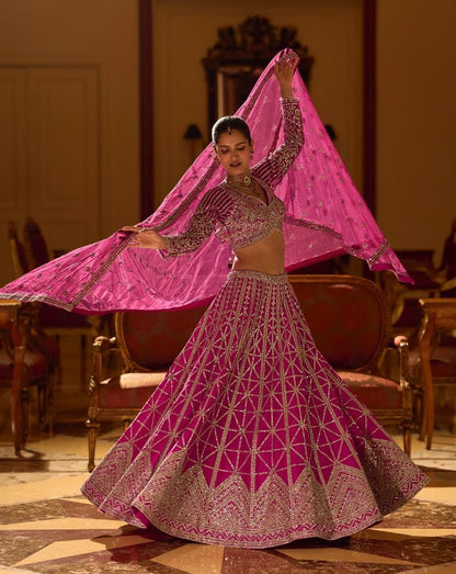 Rani Mirror Work Lehenga