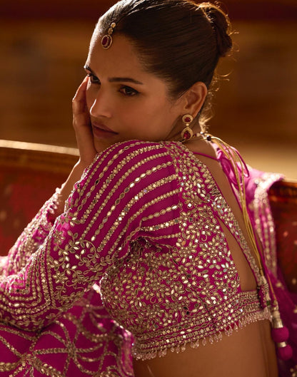 Rani Mirror Work Lehenga