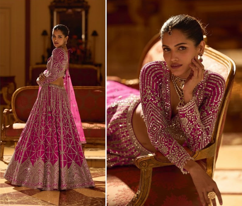 Rani Mirror Work Lehenga