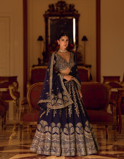 Handcrafted Mirrror Work Lehenga