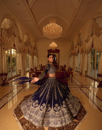 Handcrafted Mirrror Work Lehenga