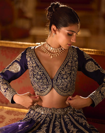 Handcrafted Mirrror Work Lehenga