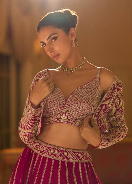 Mehfil Georgette Lehenga