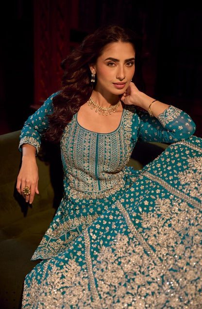 Teel Hand Embroidered Lehenga