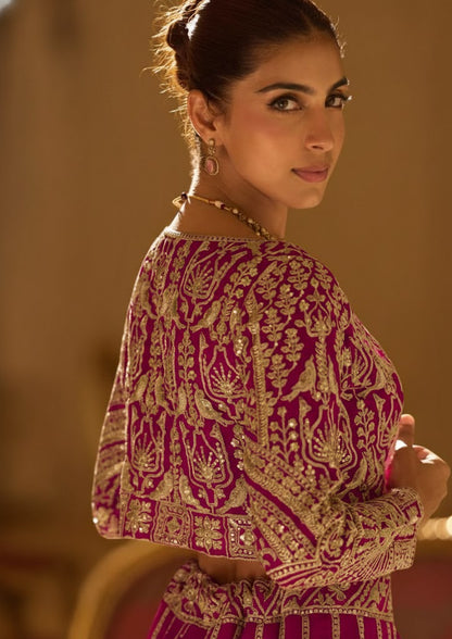 Mehfil Georgette Lehenga